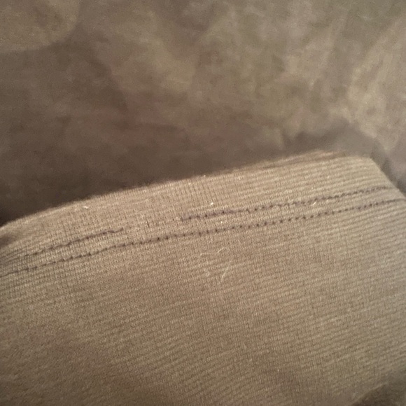 Loft 324 Slouchy Off Shoulder Army Green Midi Dress - Picture 9 of 10